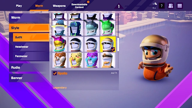Worms Rumble - Spaceworm and Alien Double Pack screenshot 0