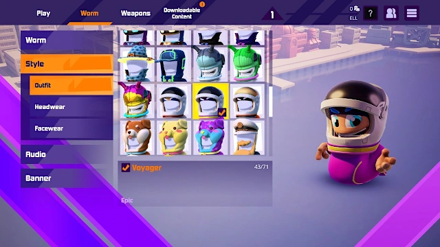 Worms Rumble - Spaceworm and Alien Double Pack screenshot 5