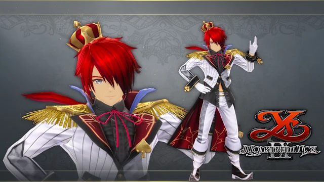 Ys IX: Monstrum Nox Crimson King's "Monstrum Troupe" Costume