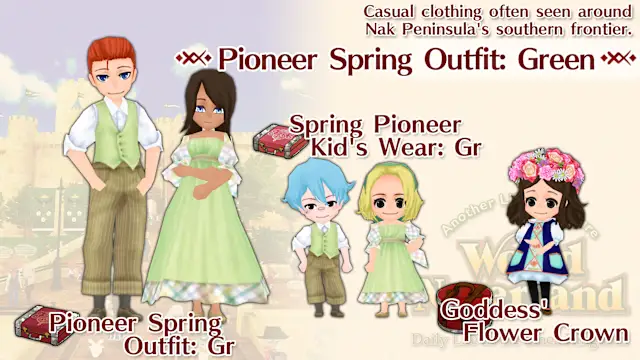 Pioneer Spring Outfit Set(Green)