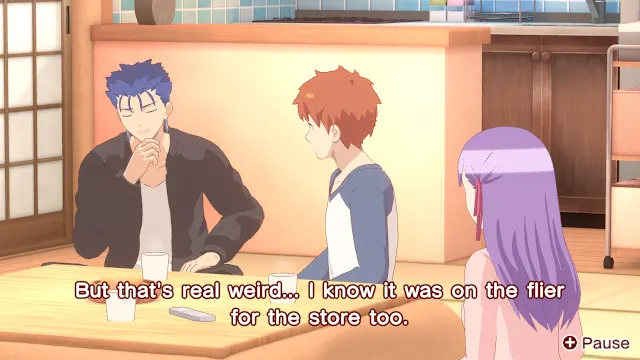 Everyday♪ Today's MENU for EMIYA Family Lancer Scenario Pack screenshot 2
