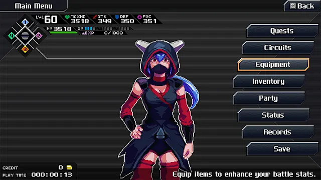 CrossCode: Ninja Skin screenshot 1