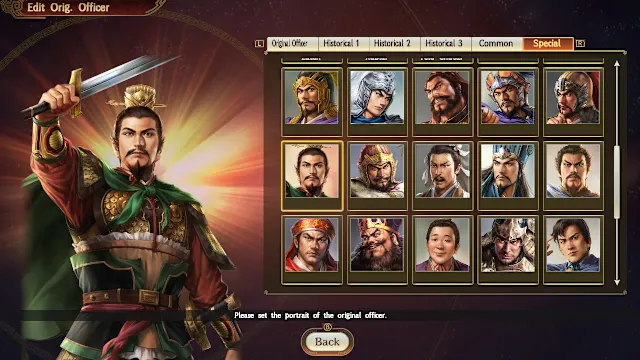 KT's ROMANCE OF THE THREE KINGDOMS Series App Officer CG Set screenshot 0