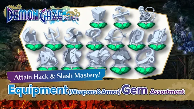 Equipment (Weapons & Armor) Gem Assortment