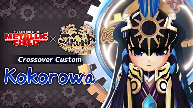 METALLIC CHILD x Sakuna: Of Rice and Ruin Crossover Custom 'Kokorowa'