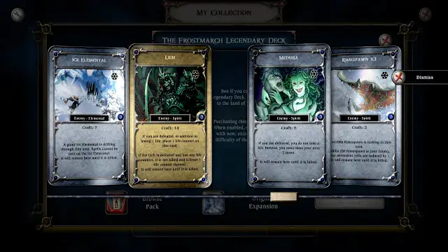 The Frostmarch Expansion: Legendary Deck screenshot 3