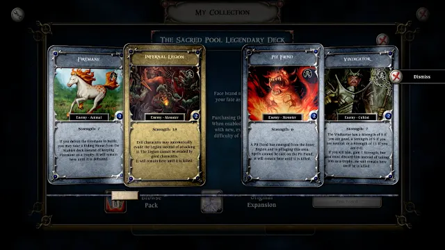The Sacred Pool Expansion: Legendary Deck screenshot 2