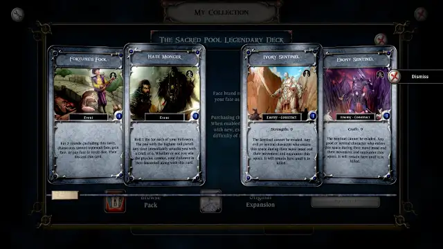 The Sacred Pool Expansion: Legendary Deck screenshot 1