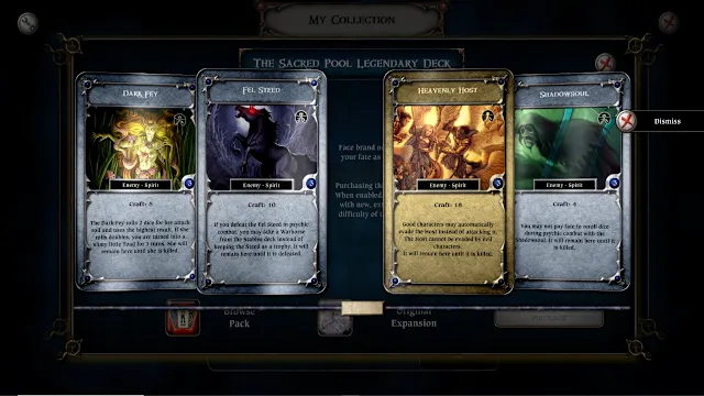 The Sacred Pool Expansion: Legendary Deck screenshot 3