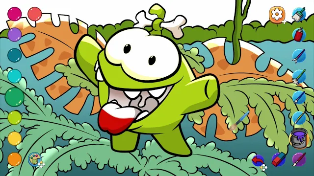 Om Nom: Sweet Coloring Pages screenshot 1