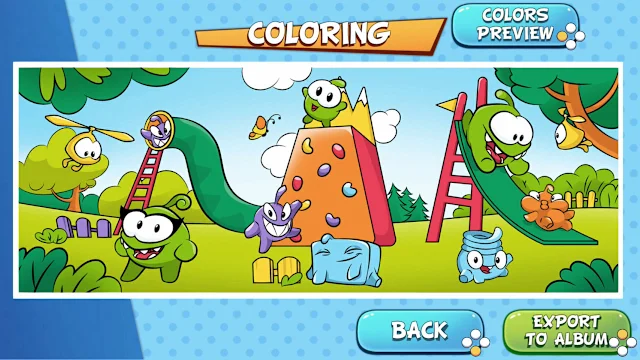 Om Nom: Sweet Coloring Pages screenshot 0