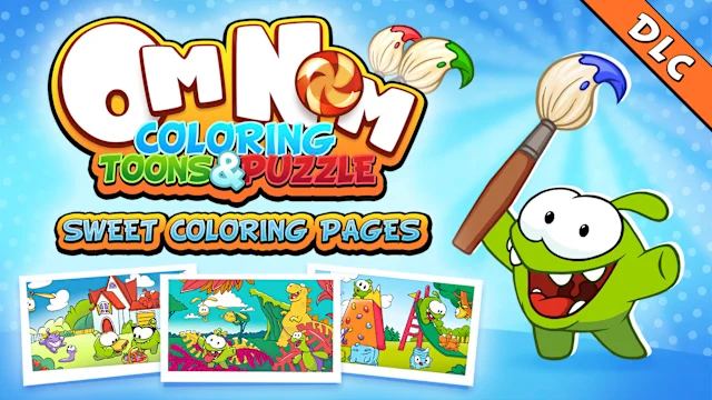 Om Nom: Sweet Coloring Pages