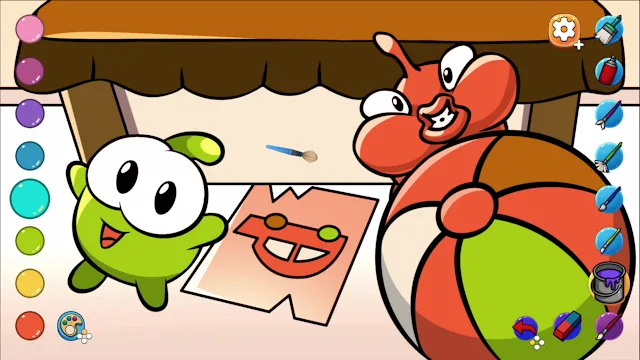 Om Nom: Sweet Coloring Pages screenshot 5