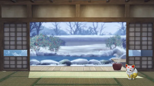 Honmaru Backdrop "Snow Viewing" screenshot 0