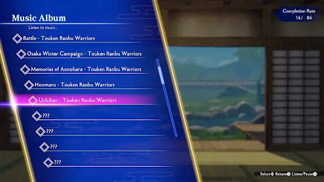 Additional Music "Uchiban - Touken Ranbu Warriors" screenshot 0