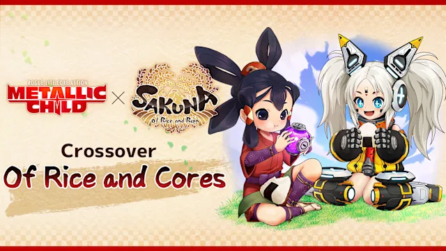 METALLIC CHILD x Sakuna: Of Rice and Ruin Crossover "Of Rice and Cores"