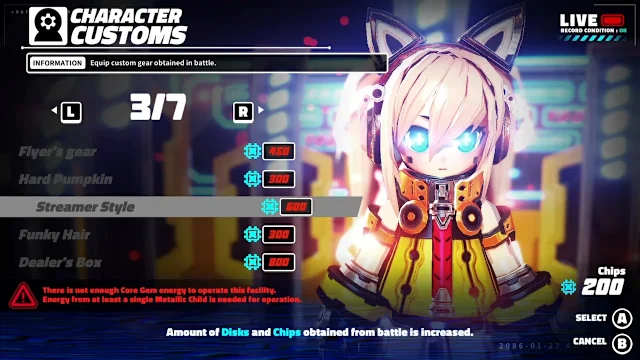METALLIC CHILD Chip Pack 200 screenshot 2