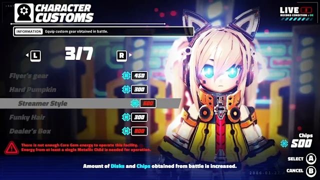 METALLIC CHILD Chip Pack 500 screenshot 2
