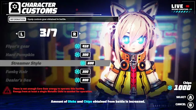 METALLIC CHILD Chip Pack 1000 screenshot 2