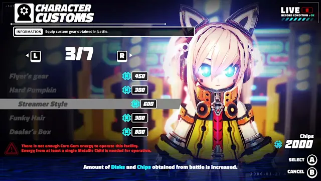 METALLIC CHILD Chip Pack 2000 screenshot 2