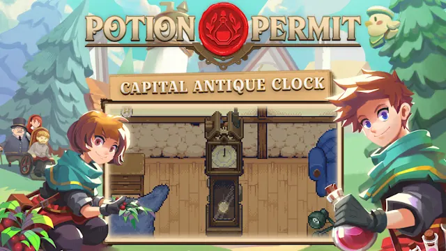 Potion Permit - Capital Antique Clock