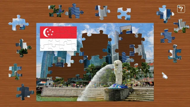 Landscapes with Flags of the World - Asia vol.1 screenshot 1