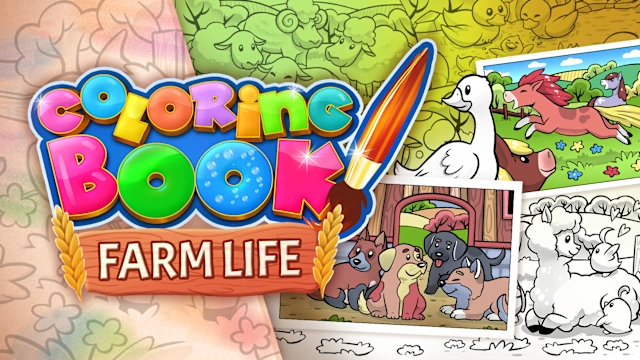 Coloring Book: Farm Life - 29 new drawings