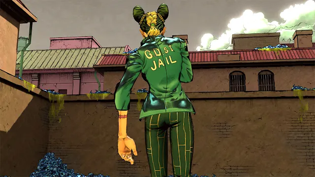 JoJo's Bizarre Adventure: All-Star Battle R Jolyne Cujoh Prisoner Uniform Costume screenshot 1