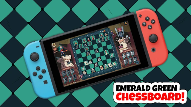 Emerald Green Chessboard