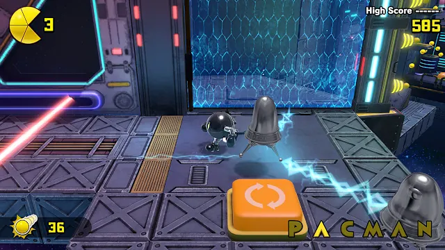 PAC-MAN WORLD Re-PAC Chrome Noir Chogokin skin screenshot 4