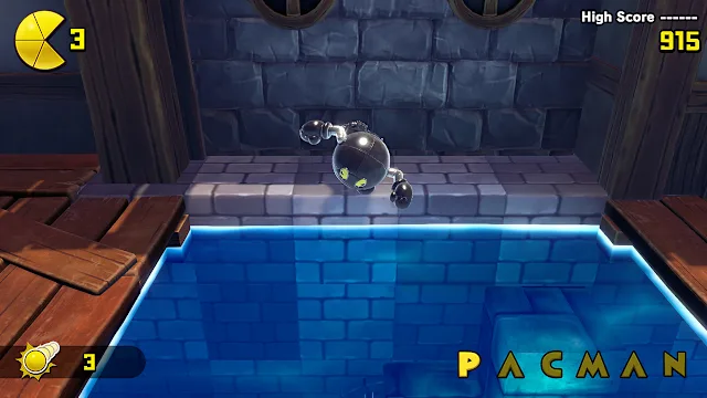 PAC-MAN WORLD Re-PAC Chrome Noir Chogokin skin screenshot 5