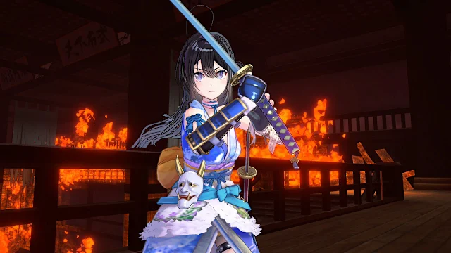 Tsumugi's Costume: Sengoku Samurai Girl 4-Color Set screenshot 2