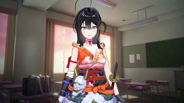 Tsumugi's Costume: Sengoku Samurai Girl 4-Color Set screenshot 3