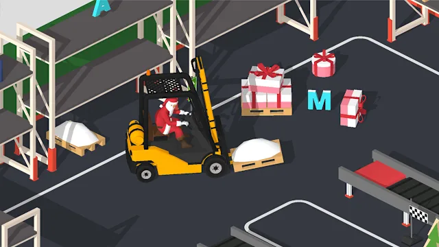 Forklift Extreme: Santa's Workshop screenshot 1