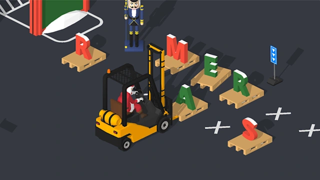 Forklift Extreme: Santa's Workshop screenshot 4