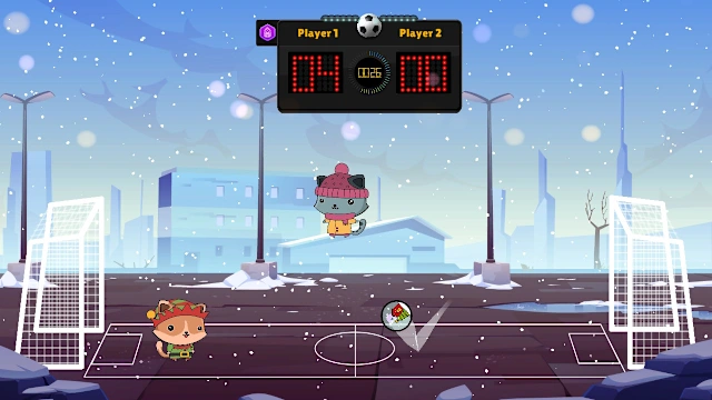 Kitten's Head Football: Christmas screenshot 4