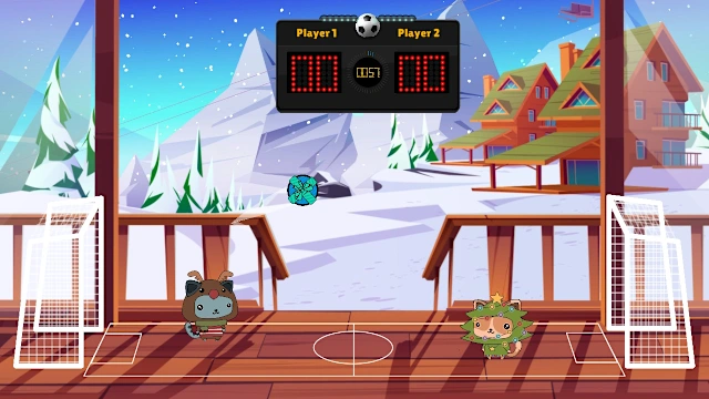 Kitten's Head Football: Christmas screenshot 5