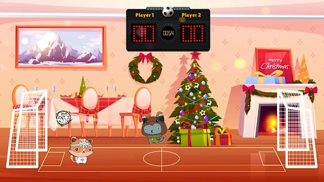 Kitten's Head Football: Christmas screenshot 2