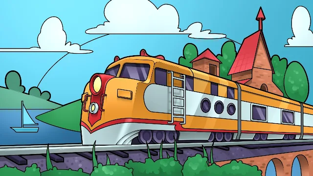 Coloring Book: Vehicles screenshot 2