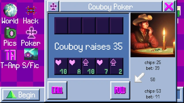 Cowboy Poker screenshot 1
