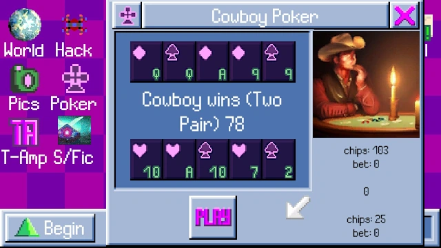 Cowboy Poker screenshot 2