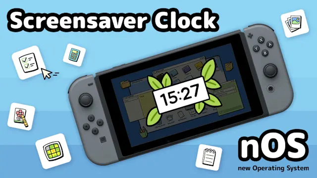 Screensaver Clock