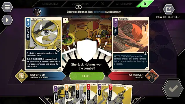 Unmatched: Digital Edition - Sherlock Holmes screenshot 3