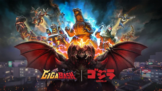 GigaBash - Godzilla 4 Kaiju Pack
