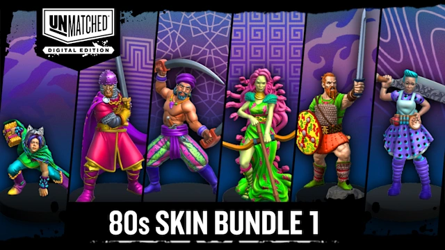 Unmatched: Digital Edition - 80s skin bundle 1
