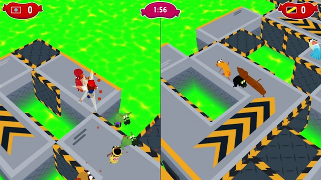 Sausage Wars: Trapdoor Hell screenshot 1