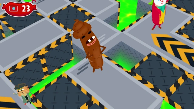 Sausage Wars: Trapdoor Hell screenshot 0
