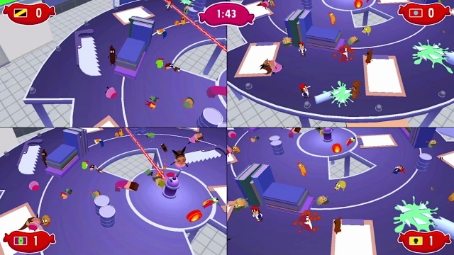 Sausage Wars: Laser Massacre screenshot 4