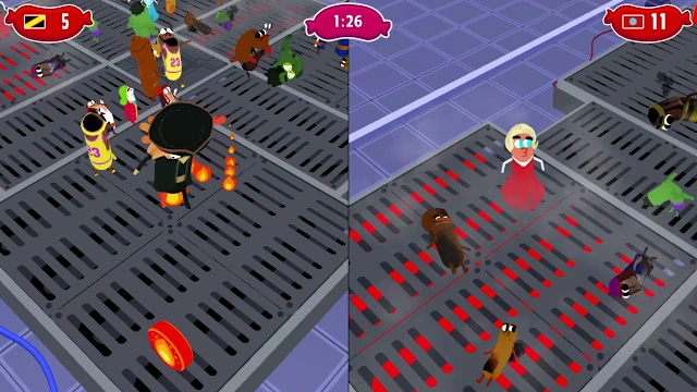 Sausage Wars: Burning Death screenshot 2