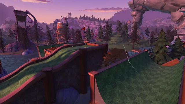 Golf With Your Friends - Corrupted Forest Course screenshot 3